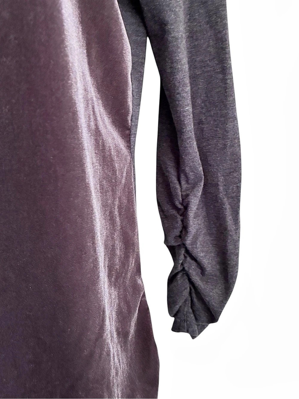 Sundance Dulcet Tones Practical Magic Witchy Fall Velvet Top Tunic Gray Sz M - Picture 5 of 7